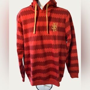 Football Town Hoodie - Devil Shapes  Collection- Red Striped - Men’s 3XL NWT